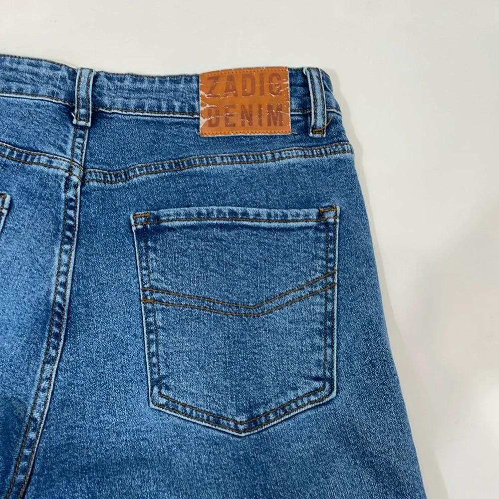 Zadig & Voltaire Vincente Jeans Size 28 Medium Wash Bootcut Denim